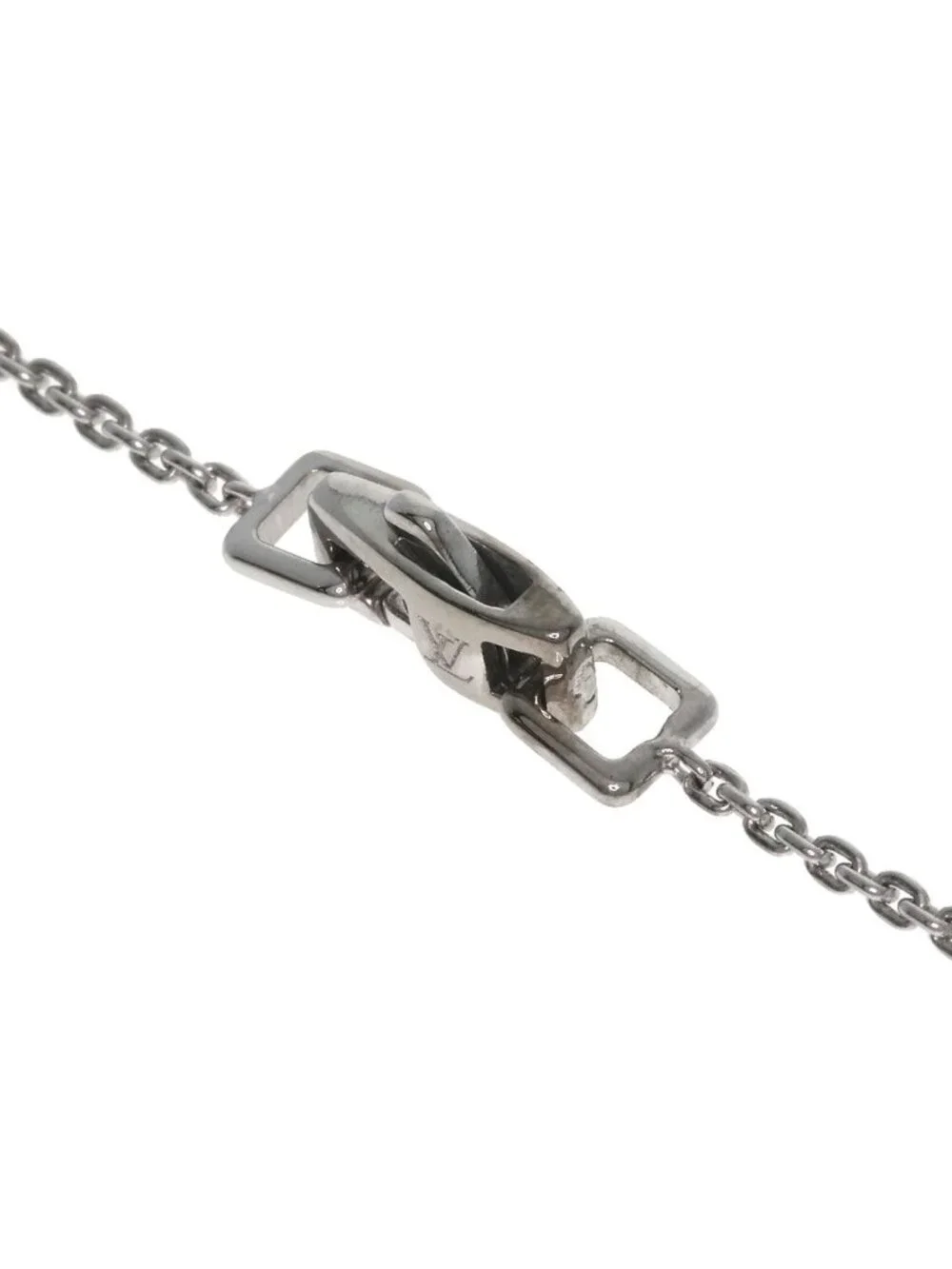 Louis Vuitton Lock It Necklace 18k White Gold